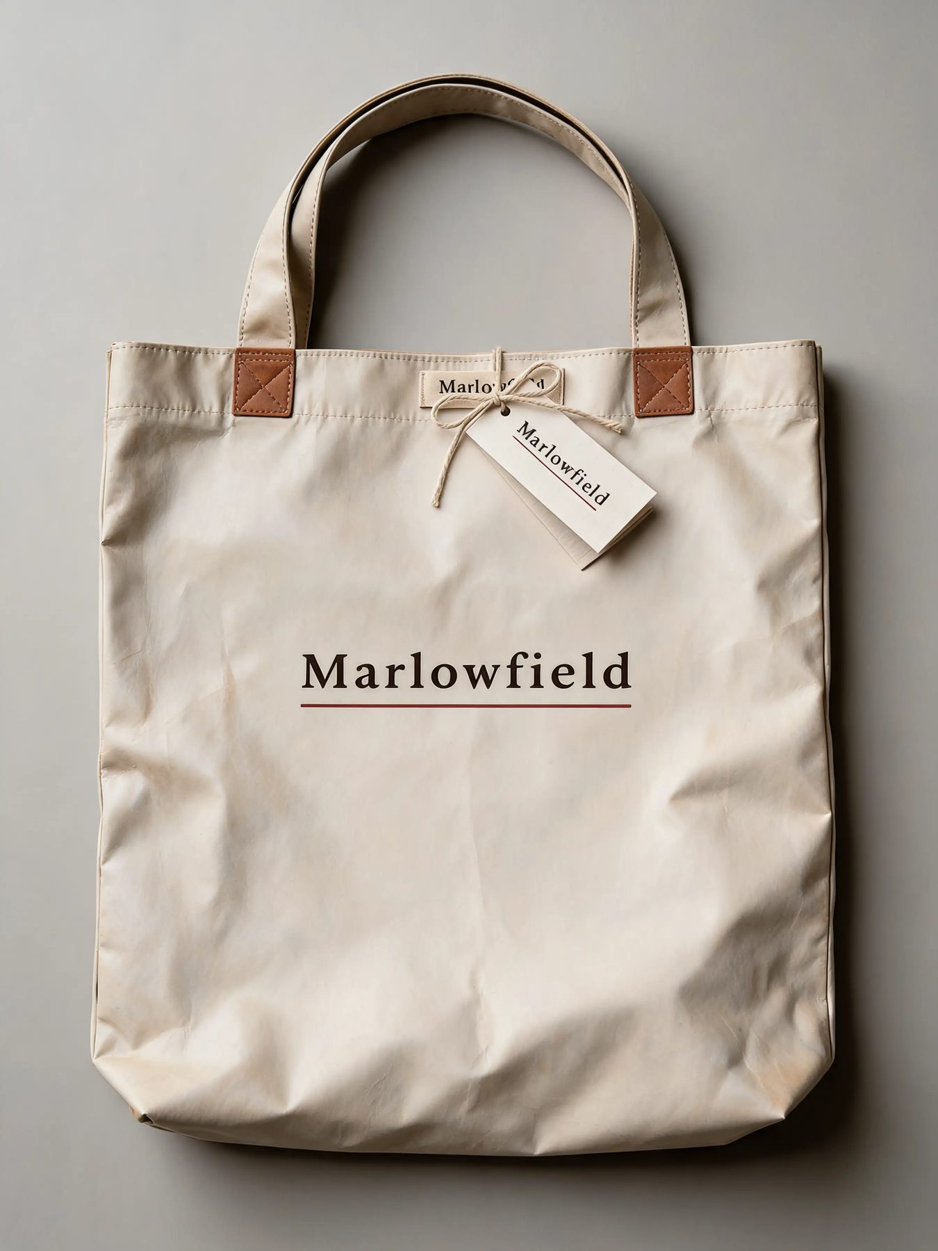 Waxed Cotton Tote